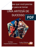 E-book as 5 Coisas Que Você Precisa Saber Para Se Tornar Uma Artesã de Sucesso