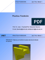 Practica Fundicion Pieza Estructural 1 Mayo 2015