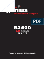 Batt Charger G3500 Multilingual Manual