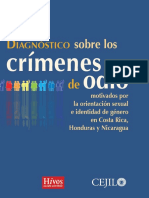 CEJIL. (2013). Diagnóstico sobre los crímenes de odio motivados por la orientación sexual e identidad de género en Costa Rica, Honduras y Nicaragua.pdf