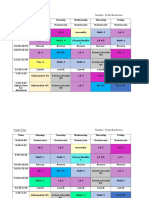 Grade 4-5 Timetable