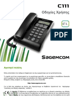 CORDED Sagemcom C111 - Web User Guide EL