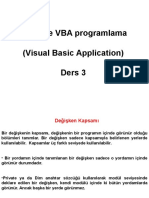 Excel Vba Programlama