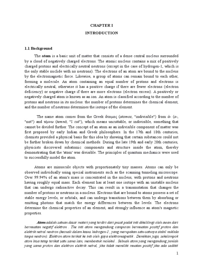Essay about atomic structure picture