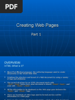 CreatingWebPages Part1