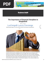 Download The Importance of Financial Discipline in Bangladesh _ Business Habit by Dhiman Nath SN323130430 doc pdf