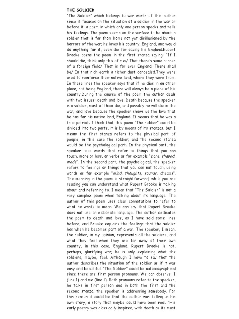 War's Emotional Toll on Soldiers | PDF | The Importance Of Being ...