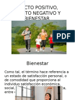 Afecto Positivo Afecto Negativo y Bienestar