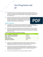 Table 5.1 Indicative Demolition and Construction Programme