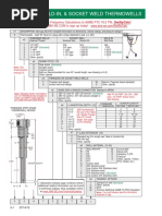 Threaded Weld-In Socket Weld and Limited Space Thermowells