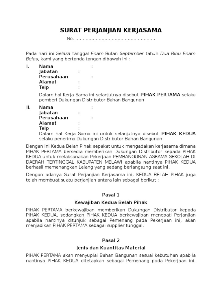 surat perjanjian bagi hasil ternak kambing - 1656558970