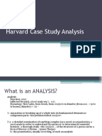 Mba case study analysis format