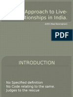 Judicial Approach To Live-In Relationships in India.: - A059 (Neel Narsinghani)
