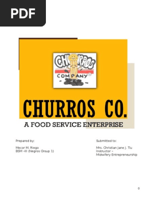 Entrep Business Plan Churros