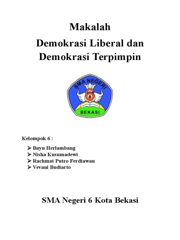 Makalah Demokrasi Liberal Dan Pimpinan Docx