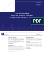 Arkesden Associate and Vice President Compensation Survey 2012-2013