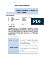 Unidad Didactica Matematica 1ro Sec 2014