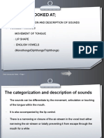 Production of Vowels