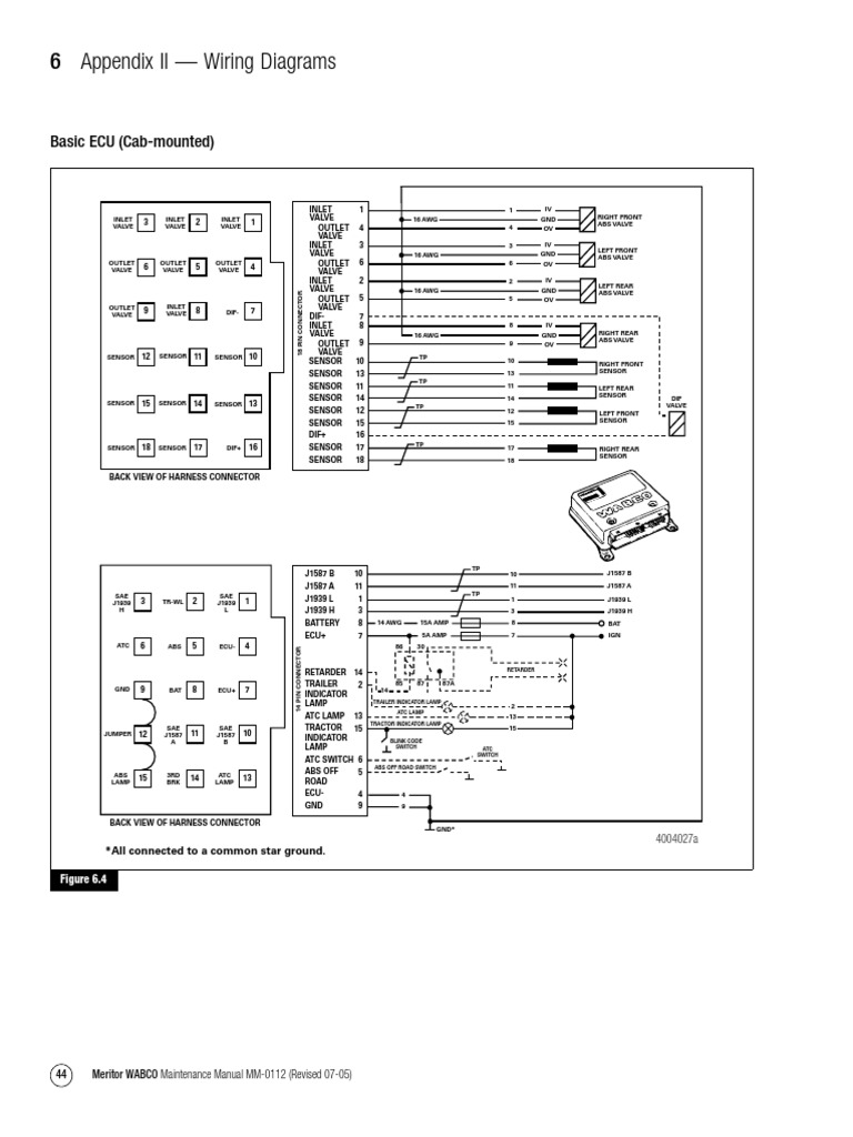 WABCO ABS-E Wiring Diagram Overview | PDF | Technology & Engineering