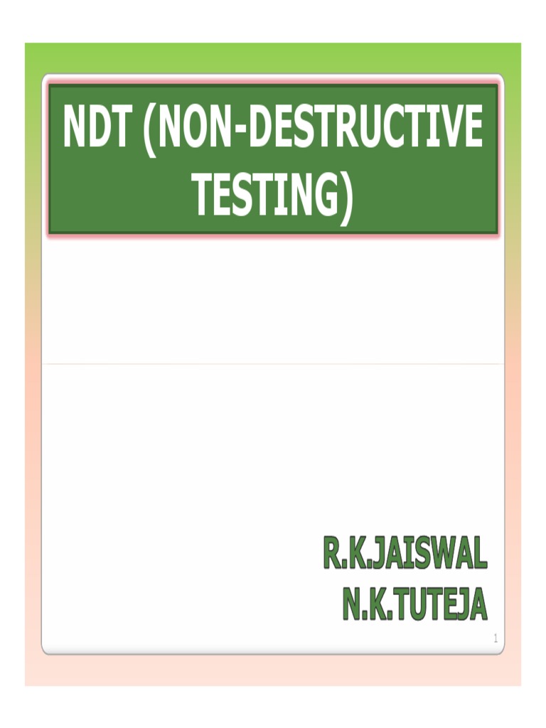 07 04 2015 Ndt Pdf Nondestructive Testing Ultrasound