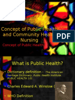 17162230 Concept of Public Health and Community Health Nursing