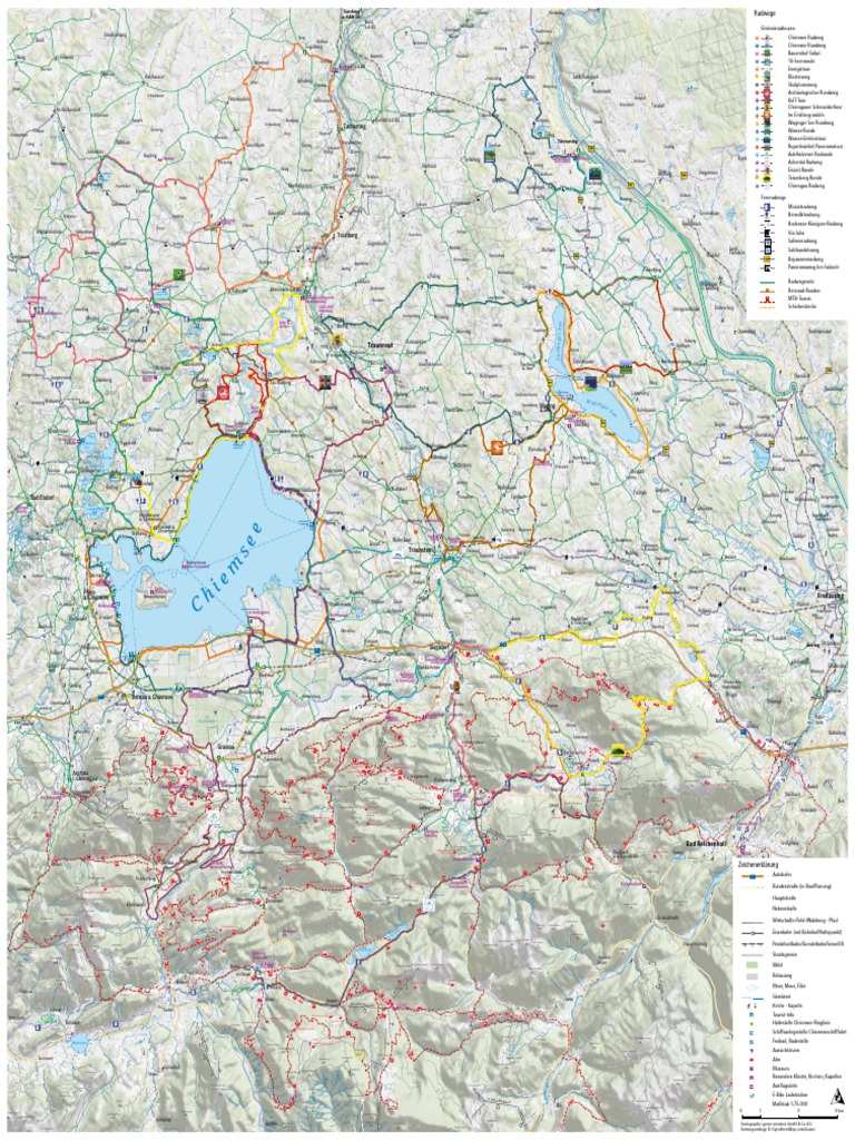 Radkarte Chiemgau