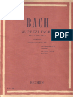 Bach - 23 Pezzi Facili Per Pianoforte