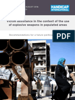 Victim Assistance in the Context of the Use of Explosive Weapons 2016 Web