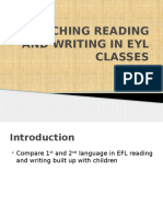 Teaching Reading and Writing in Eyl Classes