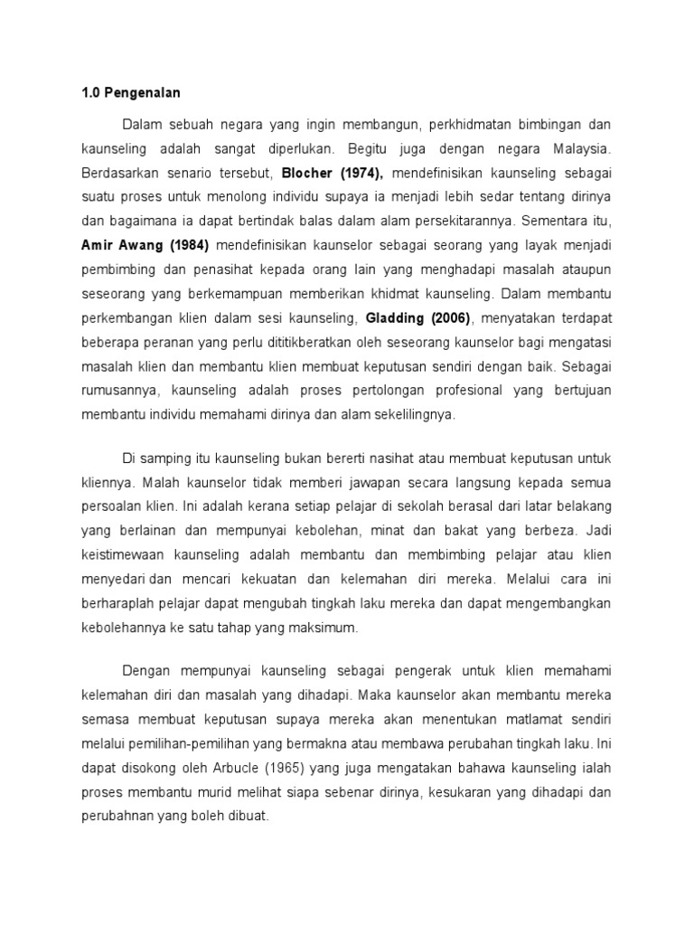 Kod Etika Yang Harus Dipegang Oleh Kaunselor