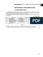 Chapter 1 Maintenance and Inspection: A. Periodically Replaced Parts