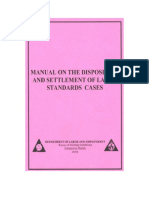 Manual On The Disposition of SL Case