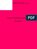 Faculty Research Profiles 2016-2017