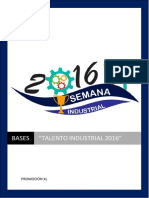 Bases Talento Industrial Semana Industrial 2016 PDF