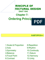 Principle of Architectural Design: Ordering Principles
