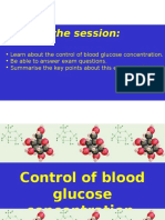 Blood Glucose Regulation