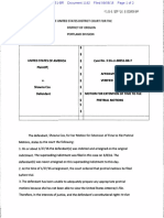 09-06-2016 ECF 1192 USA V SHAWNA COX - Motion For Extension of Time To File Pretrial Motions