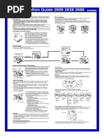 Operation Guide 2608 2638 2688: Getting Acquainted