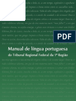 Manual Lingua Portuguesa TRF1