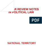 2010 Bar Review Notes in Political Law by Atty. Dela Cruz
