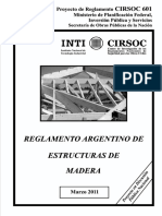 CIRSOC 601 Estructuras Maderas