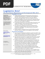 Real Estate - Legislative Brief