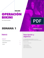 Operación Bikini: Guía de 4 semanas para esculpir tu cuerpo