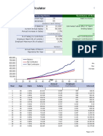 401 (K) Savings Calculator: 401 (K) Plan Assumptions Summary of Results