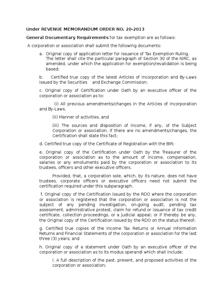 Tax Exempt PDF Corporations Taxes