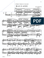 Chopin Ballade No. 4 in F Minor, Op. 52 - Paderewski Edition