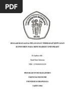 Download Pengaruh Kualitas Pelayanan Terhadap Kepuasan Konsumen Pada Mini Market Indomart by Zefanz Dhenz SN323211557 doc pdf