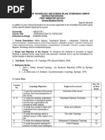 Course Plan: Sec. No. of Text Book