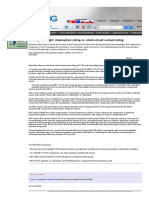 Getting It Straight Interruption Rating vs. Short-Circuit Current Rating - Consulting-Specifying Engineer