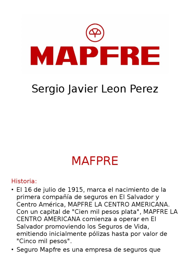 Mapfre Seguro Poliza De Seguros